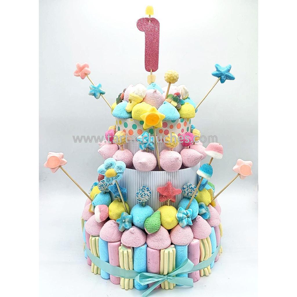 Tarta Chuches Grande Pastel 1 a 9 años (Abrir para seleccionar año)