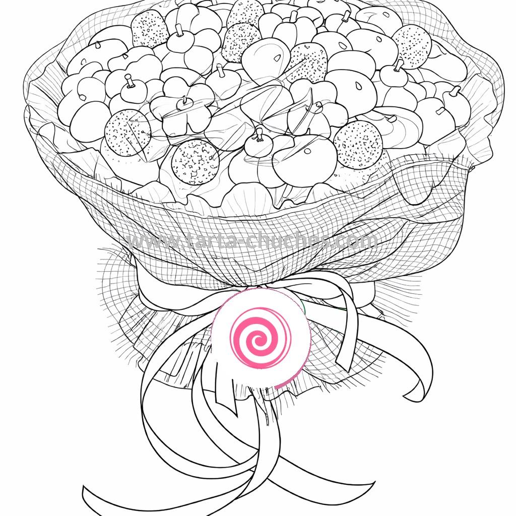 Ramo Flores Chuches Grande BLANCO