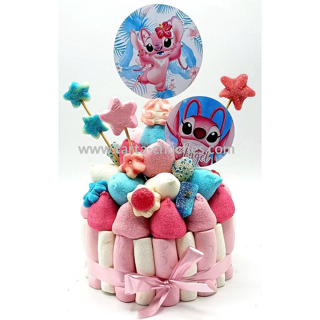 Tarta Chuches Pequeña Angel (Novia de Stitch)