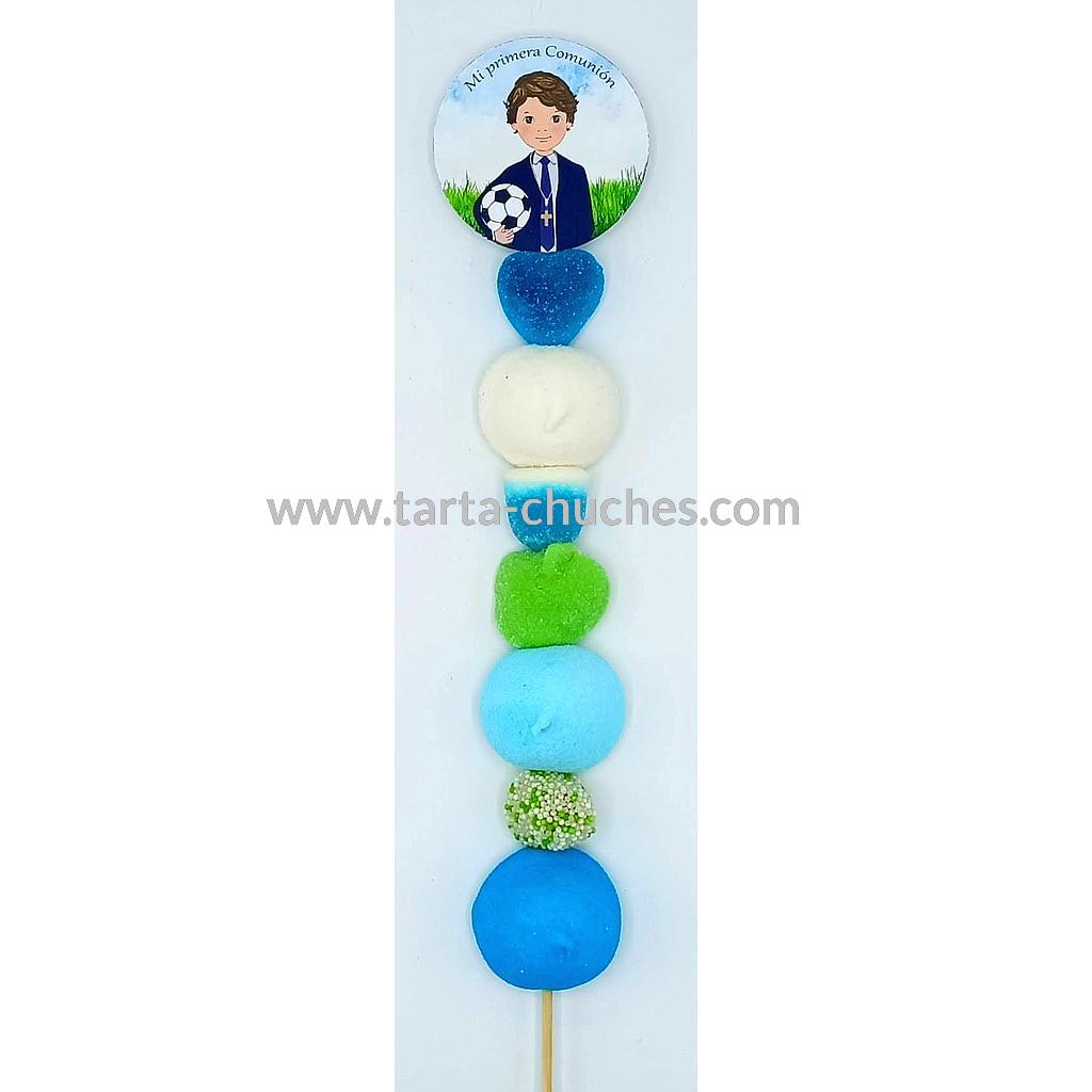 Brocheta Chuches Comunion Niño Futbol