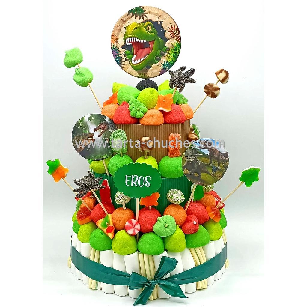 Tarta Chuches Grande Dinosaurios