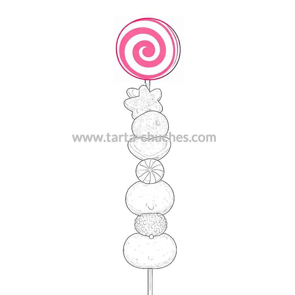 Brocheta Chuches Sirenita Ariel