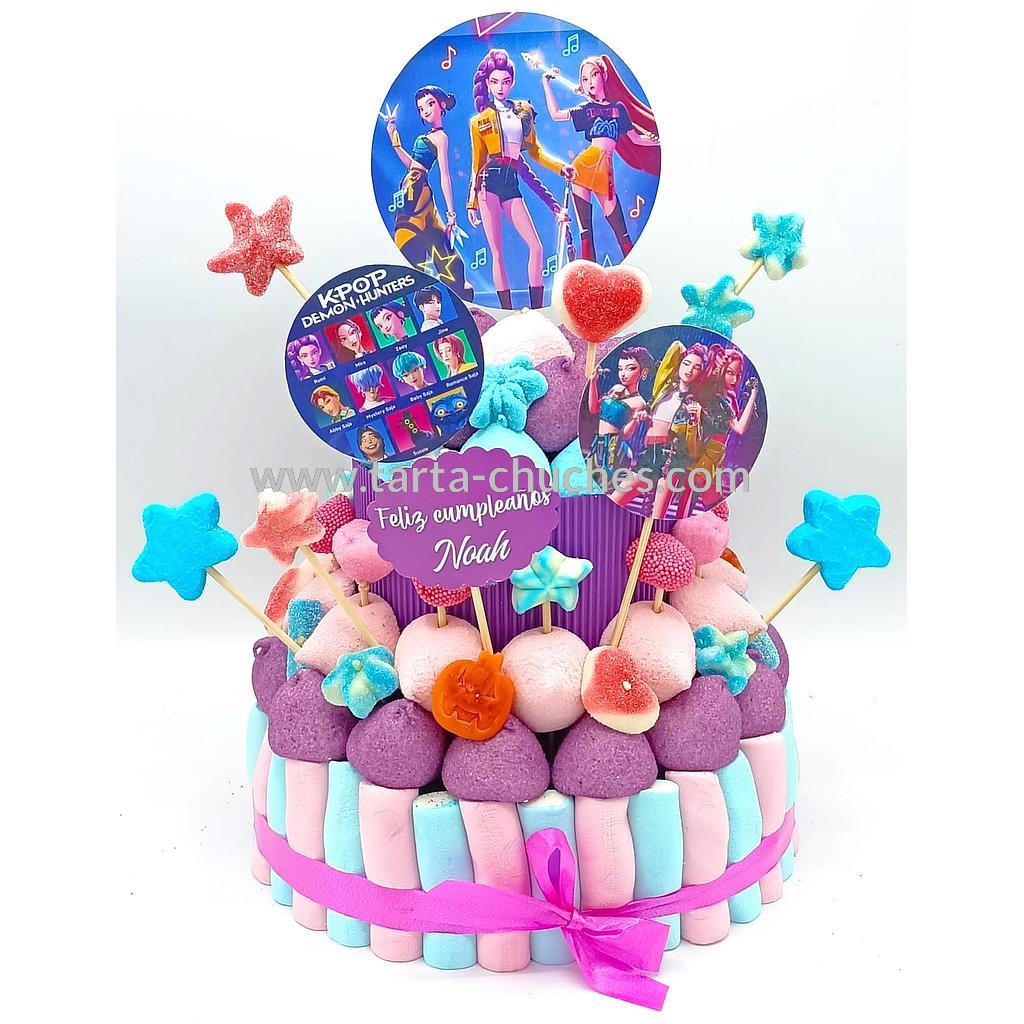 Tarta Chuches Mediana Las Guerreras K-pop