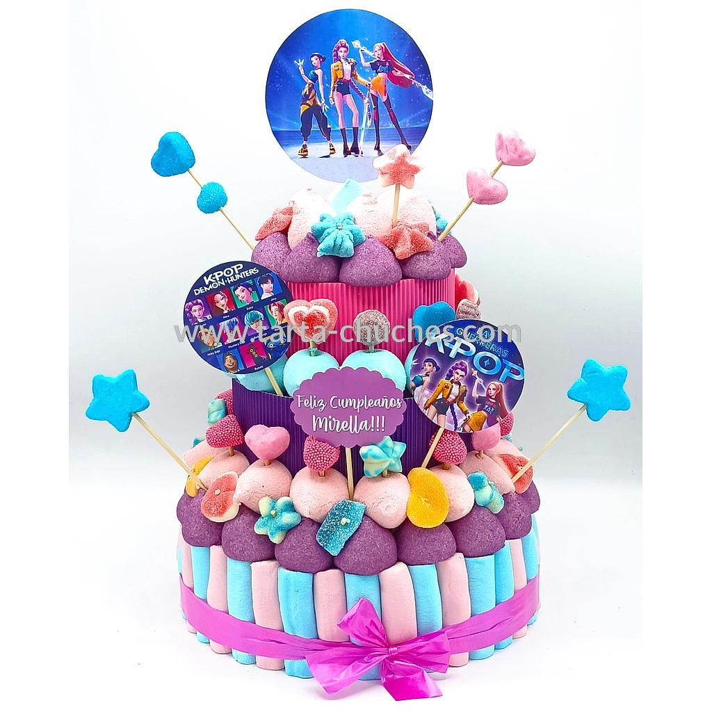 Tarta Chuches Grande Las Guerreras K-pop