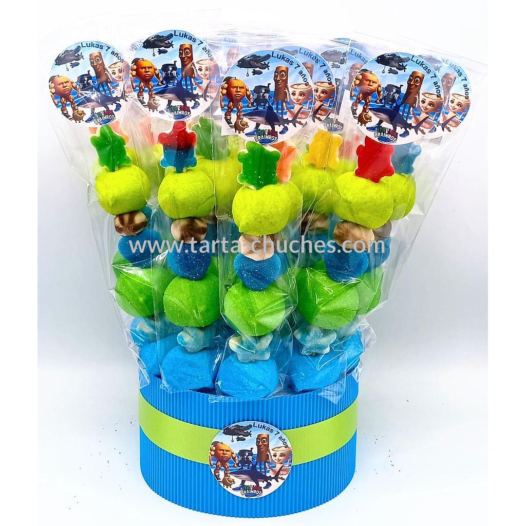 Cubo 20 Brochetas Chuches Brainrots Italianos