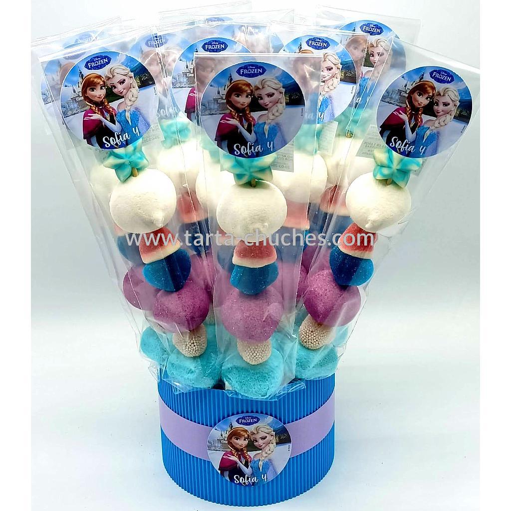 Cubo 20 Brochetas Chuches Frozen