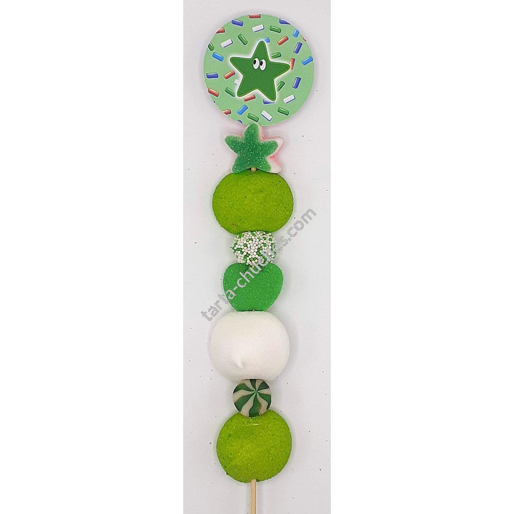 Brocheta Chuches Generica Verde