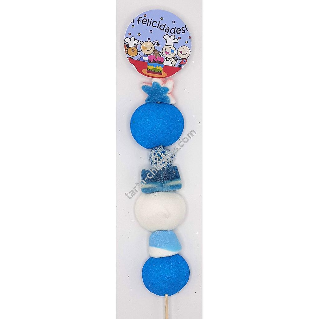 Brocheta Chuches Generica Azul
