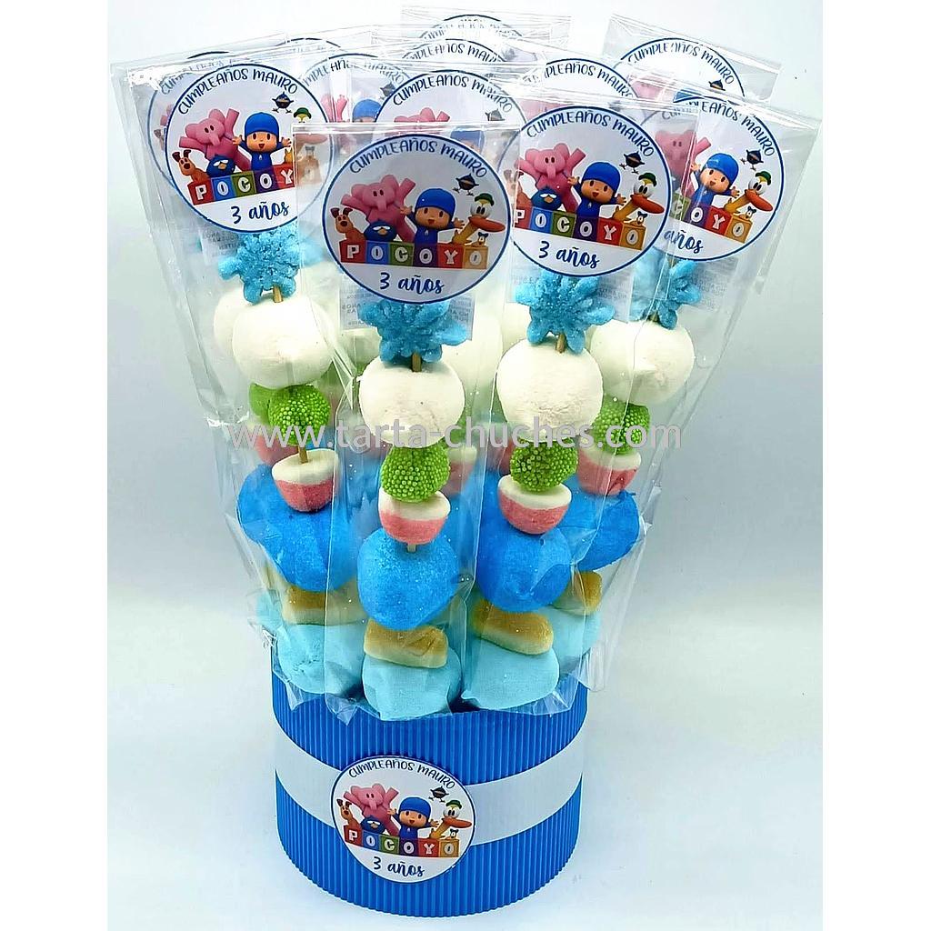 Cubo 12 Brochetas Chuches Pocoyo