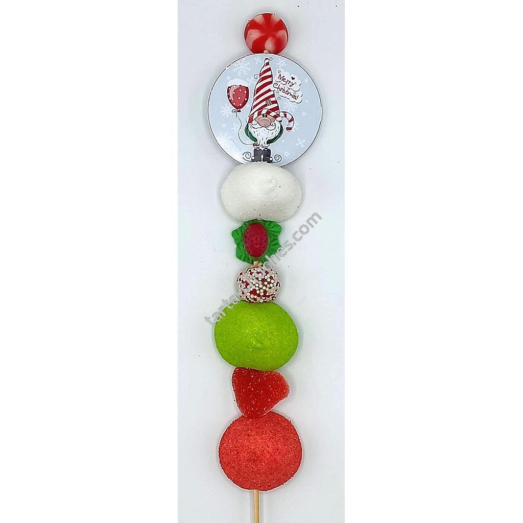 Brocheta Chuches Navidad Noel-A