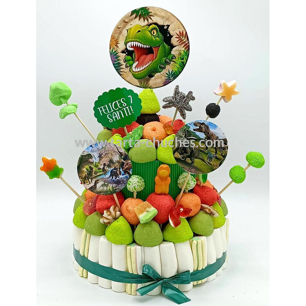 Tarta Chuches Mediana Dinosaurios