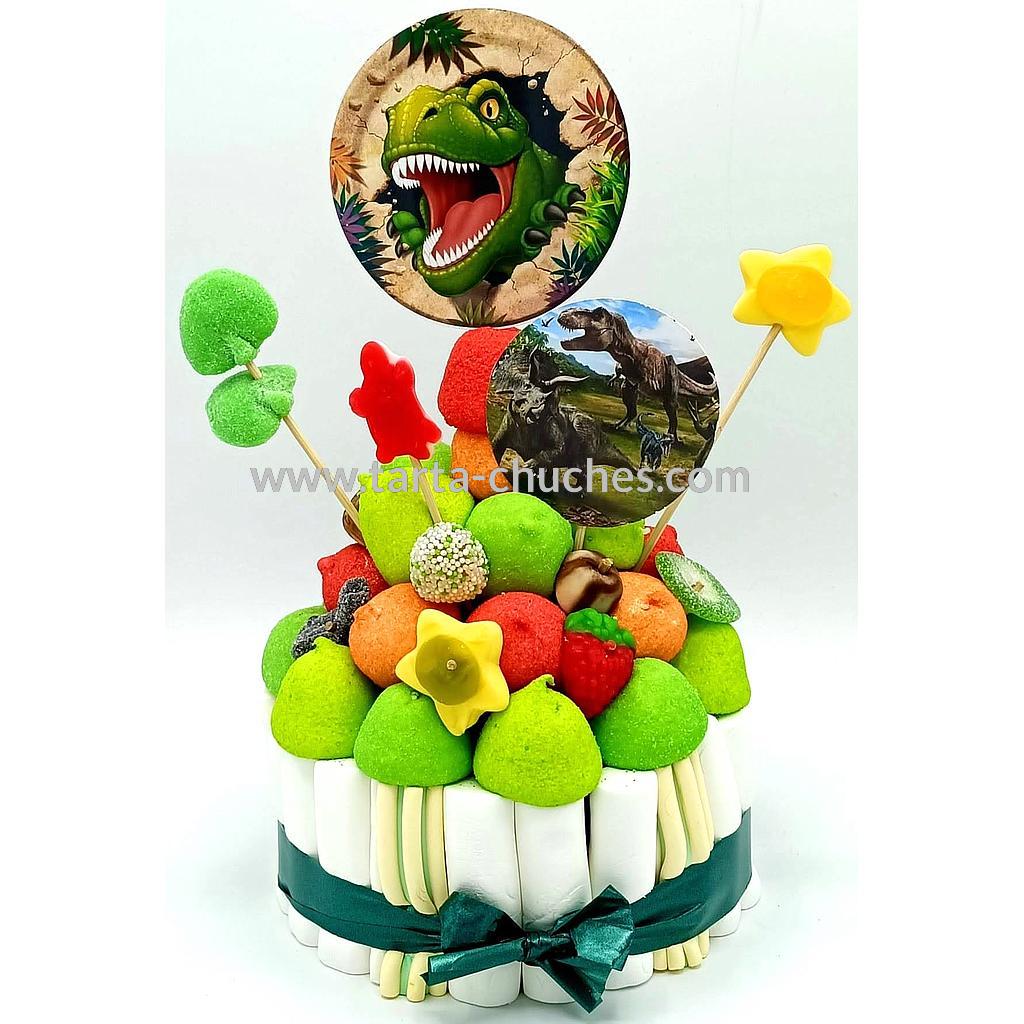 Tarta Chuches Pequeña Dinosaurios