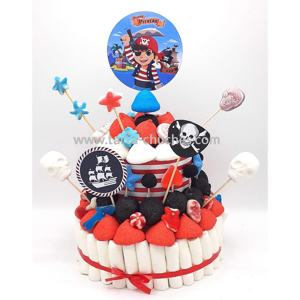 Tarta Chuches Mediana Piratas