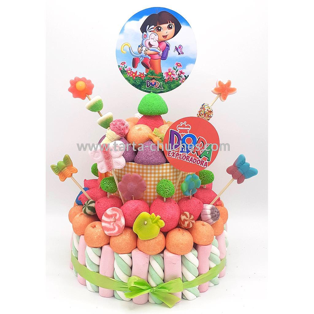 Tarta Chuches Mediana Dora la Exploradora