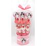 CENTRO 12 BROCHETAS CHUCHES COMUNION NIÑA VESTIDO MORENA