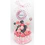 TARTA CHUCHES PEQUEÑA F-FELICIDADES ROSA-NEGRO