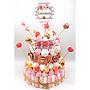 Tarta Chuches Grande Rosa-Dorado (6 opciones)