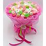 Ramo Flores Chuches Grande Rosa