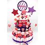 Tarta Chuches Grande Estrellas Rosa-Morado (6 opciones)