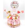 Tarta Chuches Pequeña Rosa-Dorado (6 opciones)