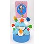 Tarta Chuches Mini Alta "Muchas felicidades" Azul-Rosa