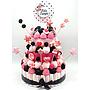 Tarta Chuches Grande Rosa-Negro (6 opciones)